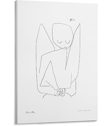 Amazon.co.jp: パウル・クレー（忘れっぽい天使）ポスター キャンバス